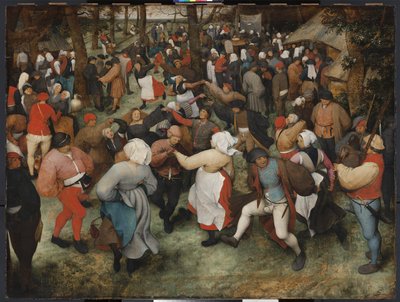 Der Hochzeitstanz, ca. 1566 von Pieter Bruegel the Elder